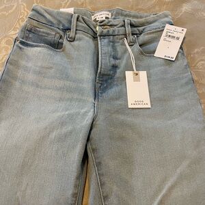 Good American skinnyish jeans size 2 NWT